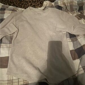 Kids Beige Long Sleeve Shirt